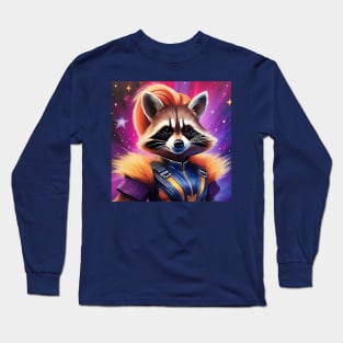 Drag Queen Rocket Raccoon Long Sleeve T-Shirt